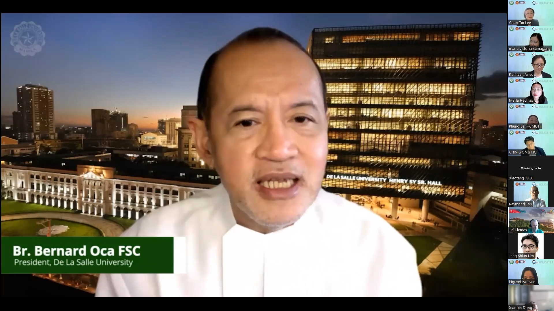 Opening Speech President DLSU