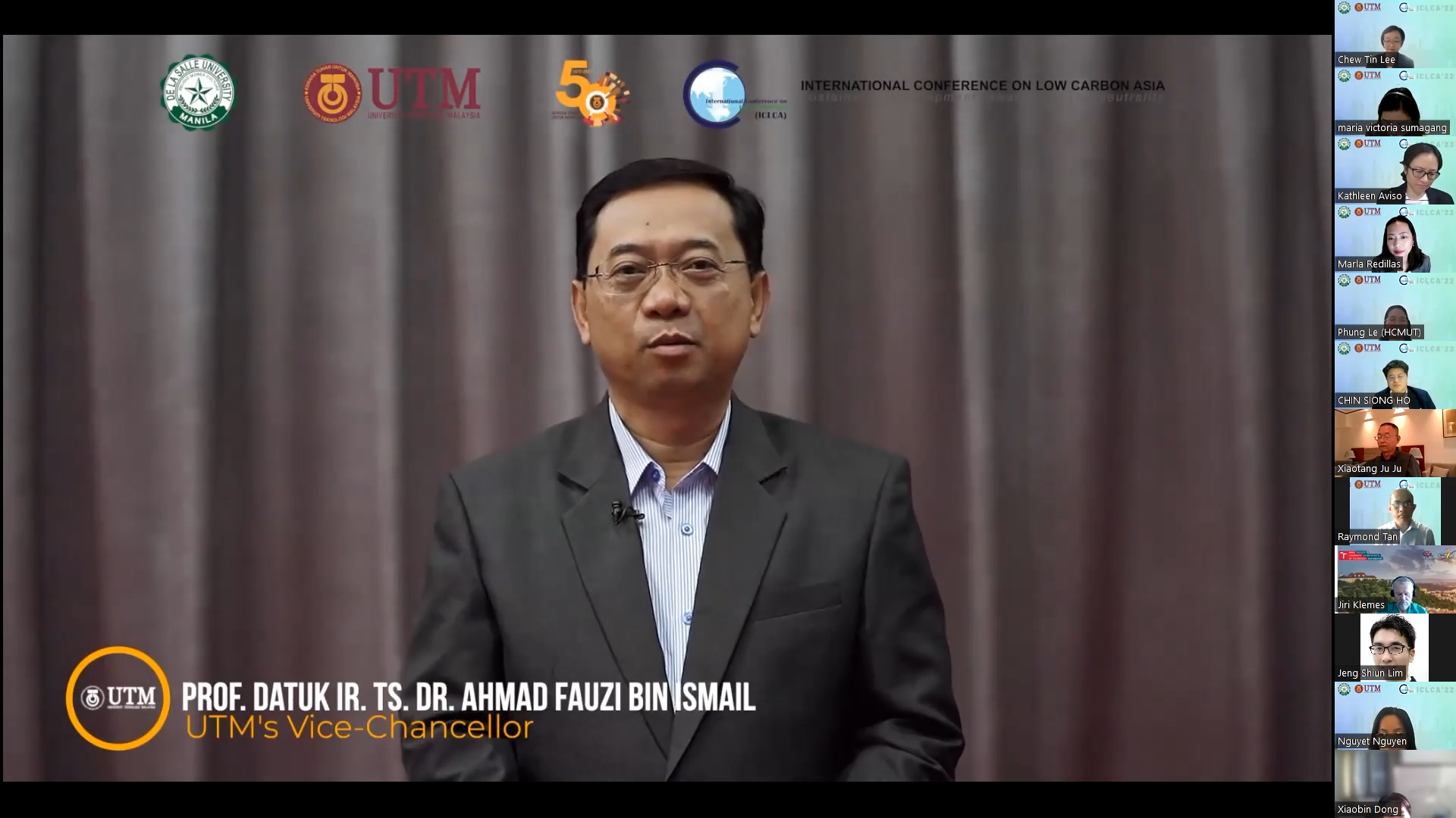 Opening Speech VC UTM